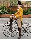 victorian, period, costume, cyclist, transport, hire,