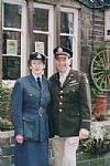 WAAF, US AAC, period, costume, uniform, couple, wartime, 1940's, hire,