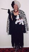 Cruella de Villw, costume, hire, period, 101 dalmations, disney,