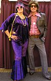 1970's, hire, period, costume, trouser suit, trendy,