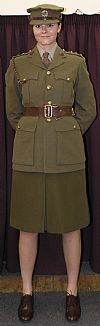 hire, costume, ATS, army, wartime, uniform, period, captain, Samantha Foyles War,Goodwood revival, Pickering, 