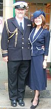 Pickering, 1940's, uniform, dress, hire, period, costume, naval, Goodwood revival, Pickering,
